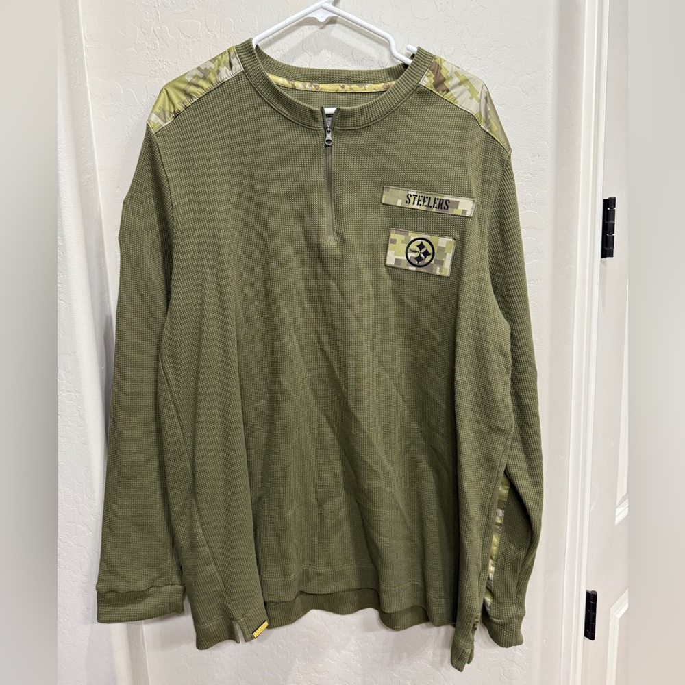 Nike Olive Quarter-Zip Pullover